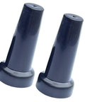 Dead Simple Umbrella Tip Caps 2 Pack Replacement Top Covers For Patio Umbrellas, black plastic caps for umbrella poles.