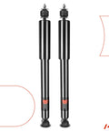 Rear Shock Absorber Set For Honda Civic 2012 To 2015 Coupe Left And Right Sides - OE Quality Replacement shown vertically