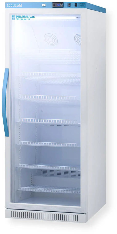 Upright Vaccine Refrigerator With Lock, 12 Cu Ft Capacity, Automatic Defrost, Adjustable Temperature, Interior Light