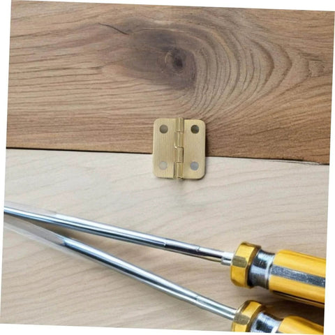Miniature Iron Cabinet Hinges Set With 40 Pieces 270 Degree Round Corner Hinges For Jewelry Boxes And Wood Cases