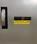 Control dial and measurement scale for Hustle Ready Heavy Duty Pneumatic Terminal Crimper With Adjustable Hex Dies.
