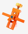 All Purpose Aluminum Cabinet Door Mounting Jig With Adjustable Positioner For Quick Frameless Or Face Frame Installations