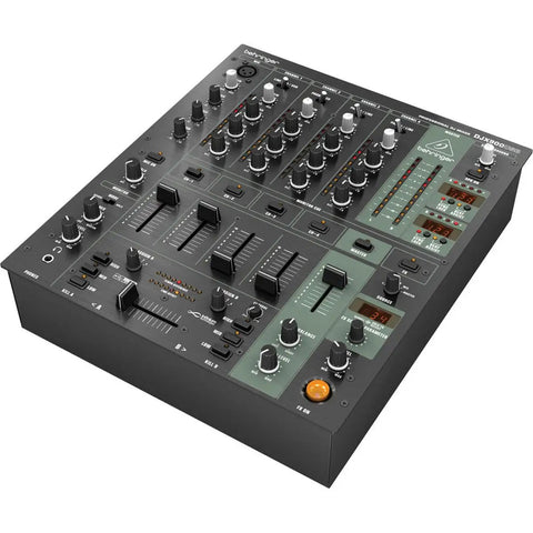 DJX900USB 5 Channel DJ Mixer With Contact Free VCA Crossfader USB Audio Interface 24 Bit Effects front view