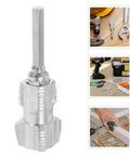 Heavy Duty Electric Drill Pipe Threader Tool With Alloy Inner Hole Threading Cutter showing a close-up of the alloy cutter attachment.