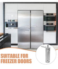 Concealed Cabinet Door Hinge One Piece Silver For Fridge And Freezer Replacement Must Have Adjustable Smooth Operation Easy Install