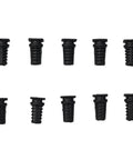 10 Pack Cable Gland Strain Relief Bushings Set With 3.5 Mm 4 Mm And 5 Mm Inner Diameters Rubber Cord Sleeves, Black