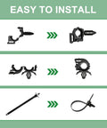 240 Piece Car Wire Loom Routing Clips Kit Must Have With 15 Sizes Universal Wiring Harness Clips shown for easy installation