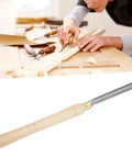 22mm HSS roughing gouge lathe chisel with wooden handle for woodturning.