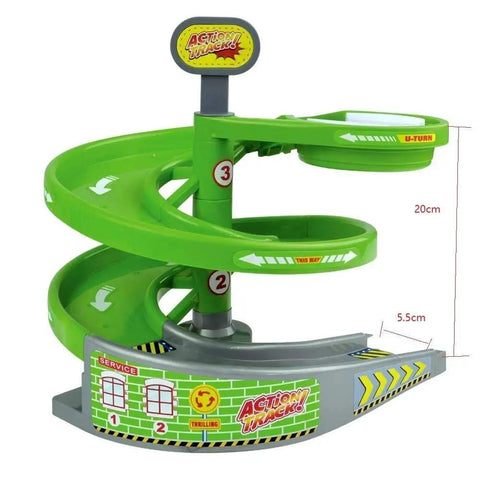 Rotating Track Attachment Stage For Toy Cars Replacement Rotary Tower Add On That Fits Most Light Up Raceracks Easy To Assemble