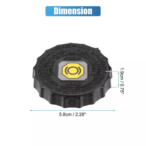 Brake Master Cylinder Fluid Bottle Reservoir Filler Cap For Toyota And Lexus Rides Including Tundra 4Runner RAV4 Camry Corolla Avalon FJ Cruiser Highlander Land Cruiser Mirai Prius Sienna Venza 4723047090 with dimensions 5.8cm x 1.9cm
