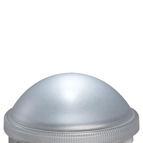 Top view of Solar Water Wiggler Bird Bath Scene 8WW 5 Inch Gray Sun Powered Automatic Water Movement device for outdoor use.