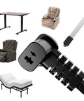 Replacement 29V 2A Recliner Power Supply Adapter for Electric Recliners, Lift Chairs, Adjustable Beds, 2 pin plug