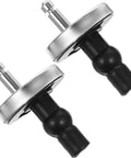 Sturdy Right Angle Toilet Seat Hinge Fixings Quick Release Hinges Fittings Rubber Fix Blind Hole Expanding Cover Bracket