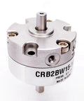 Built Tough Single Vane Pneumatic Rotary Actuator With Smooth Air Powered Torque 15mm Bore And 270 Degree Rotation close-up view showing aluminum body and shaft.
