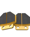 Pair of brake pads for Beefed-Up Industrial Pneumatic Brake Cylinder For CNC Machine Tools With Butterfly Disc Brake System CDBF10 15 20