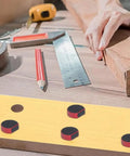 Bench Dogs Clamp For Workbench Positioning And Planing Plug With Non Slip Pads Woodworking Dog Hole Accessories displayed on workbench