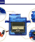 SG90 Micro Servo Motors Pack 10 For Arduino RC Projects And Tiny Robots Like Helicopters Planes Boats And Robotic Arms 9g Mini Servo