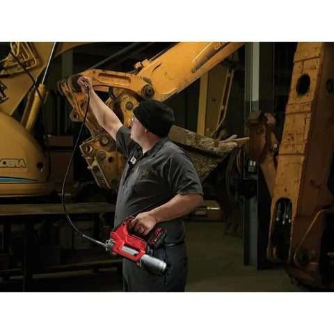 Kickstart Your Weekend Projects With This Badass 18V Cordless Grease Gun Kit Delivering Dual Speed Torque Reliable Battery Quick Charger And Durable Carry Case For Tough Mechanic Grind Anytime You Please