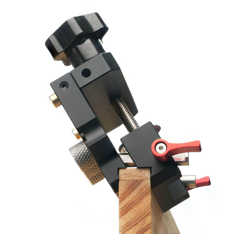 Side view of Self Centering Doweling Jig Kit With Aluminum Alloy Body For Woodworking Projects And Flat Pack Furniture Assembly
