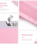 Light Pink 10x13 Poly Mailers 100 Pack Waterproof Shipping Envelopes for Clothing strong adhesive tape and water droplets