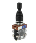 Heavy Duty 2 Position 2NO Momentary Joystick Switch for Industrial Control Panels 22mm Panel Mount With Screw Terminals
