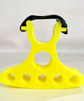 Two Pack Bicycle Maintenance Handlebar Clip On Stand Mount Bracket for Road and Mountain Bikes, yellow with adjustable strap