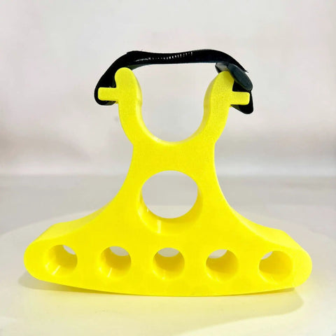 Two Pack Bicycle Maintenance Handlebar Clip On Stand Mount Bracket for Road and Mountain Bikes, yellow with adjustable strap