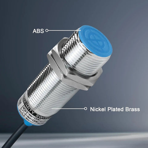 8mm Sensing Range Inductive Proximity Sensor Switch Built Tough With Shielded Body DC 6-36V 2 Wire Normally Closed NC LED Indicator