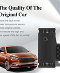 MAP Sensor Replacement For OE 12569240 16137039 16017460 SU105, aftermarket black plastic car sensor shown with sedan