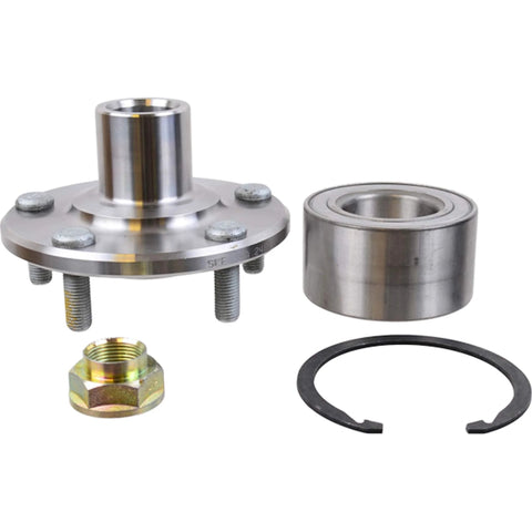 Front Wheel Hub Bearing Kit For Lexus And Toyota, BR930568K Aftermarket Replacement, shown with components for easy wheel bearing installation.