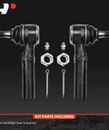 Front Outer Tie Rod End Fits Chrysler Neon 2000 2002, PT Cruiser 2001 2010, Dodge Neon 1995 2005 SX 2.0 2003 2005, Plymouth Neon 1995 2001 Left and Right Replacement, kit parts included