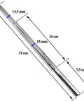 0.580 Inch Golf Shaft Extension For Iron And Wood Clubs Heavy Duty Replacement Accessory Rust Resistant Electroplated Silver