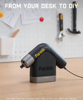 Cordless Electric Screwdriver With 7 Torque Settings Adjustable 0.5 To 6 Nm on desk storage stand