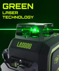 Green Beam Laser Level With Self Leveling 3x360 Degree Cross Line For Construction And Picture Hanging Bright Visibility Up To 100 Feet