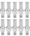 Front view of quick-release electrodes from 24 Piece IPT40 Plasma Cutter Consumables Kit With Quick Release Electrodes And Nozzles For 55DS Pro And 65DS