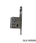 Heavy Duty Nickel Plated Steel Drawer Slide Brackets Clip On Front Fixing With Included Screws For No Sweat Cabinet Setup and Straight Up Reliable Drawer Glide Replacement Parts - side view of old version