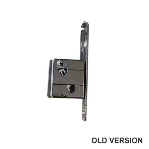 Heavy Duty Nickel Plated Steel Drawer Slide Brackets Clip On Front Fixing With Included Screws For No Sweat Cabinet Setup and Straight Up Reliable Drawer Glide Replacement Parts - side view of old version