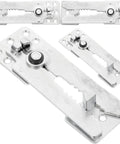 Heavy Duty Sectional Sofa Connectors Made From Metal Clamps, 4 Pack of iron furniture connectors for stable couch linking