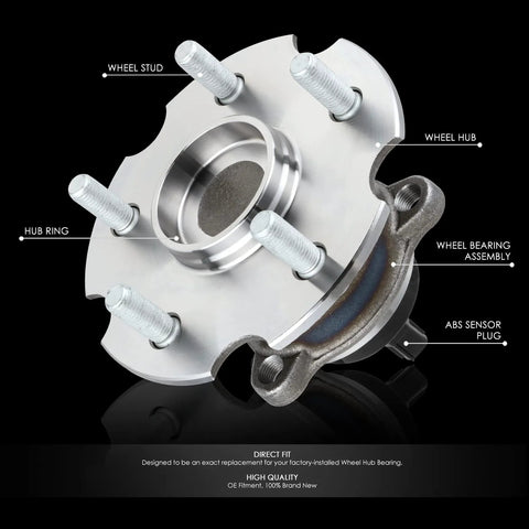 Rear Wheel Bearing Hub Assembly With ABS Sensor Plug And Play For Scion IM TC Lexus NX HS250H Toyota RAV4 C-HR Corolla IM FWD 06-21