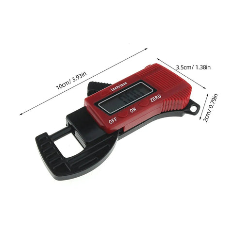 Two Pack Digital Thickness Gauge Caliper Micrometer For Precise Measurement Of Metal And Plastic Thickness Portable