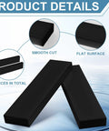 Two Pack HDPE Plastic Block Set 1 Inch By 3 Inch By 12 Inch Solid Polyethylene Blocks with smooth cut and flat surface.