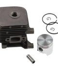 34Mm Bore Cylinder Piston Kit, Heavy Duty Steel Replacement Part For Garden Tools, visible components include cylinder and piston