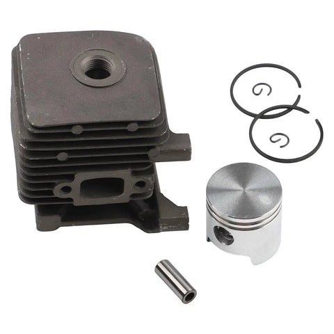 34Mm Bore Cylinder Piston Kit, Heavy Duty Steel Replacement Part For Garden Tools, visible components include cylinder and piston