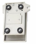 Bottom view of Workhorse Foot Pedal Valve Five Two Way Pneumatic Actuated By Foot Switch With Lock Quarter Inch Port Aluminum Alloy