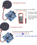 2 Pack Piezoelectric Vibration Sensor Module With 5V DC AD DO Output High Sensitivity Vibration Switch for Electronic Projects