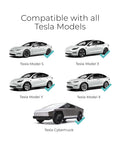 Tesla NACS Portable EV Charger With Dual Level Charging, Switch Between 12A And 40A, Includes NEMA 14 50 And 5 15 Plugs, Compatible with all Tesla Models