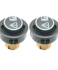 Brass Safety Valve Filling Cap With Anti Slip Washer For SC4 SC5 Pressure Washers, 2-pack brass replacement caps