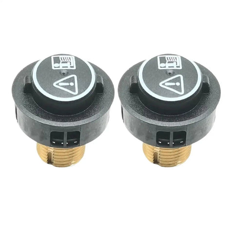Brass Safety Valve Filling Cap With Anti Slip Washer For SC4 SC5 Pressure Washers, 2-pack brass replacement caps