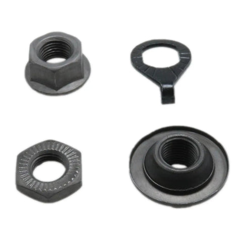 Components of Rear Bicycle Hub Axle 180 Mm 7.08 Inch 3/8 Inch 26TPI Black Easy Install And Quick Disassembly For Multi Speed Bikes