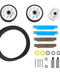Ready To Roll All In One Dryer Repair Kit With Drum Rollers And Bearings Belt And Pulley For Maytag Neptune Crosley Kenmore